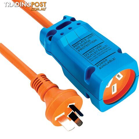 Ampfibian Weatherproof 15A Caravan Surge Protector with Outlet Tester S1000DX - photo 2 of 2