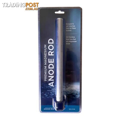 Premium Magnesium ANODE Rod T/S Suburban Tank HWS - Skin Pack