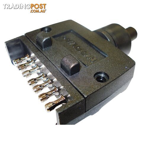 Narva Trailer Plug 7 Pin Flat Blister Pack