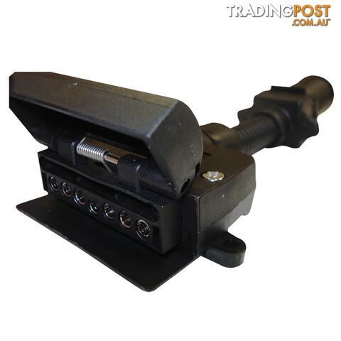 Narva Trailer Adaptor 6 Pin Round Car To 7 Pin Flat Van