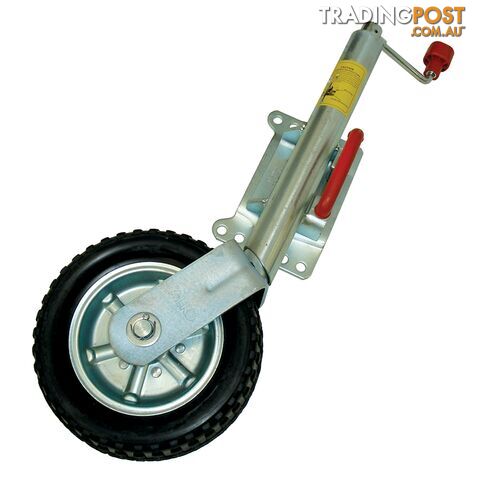 Alko 10" Jockey Wheel - With Pin Swivel Bracket