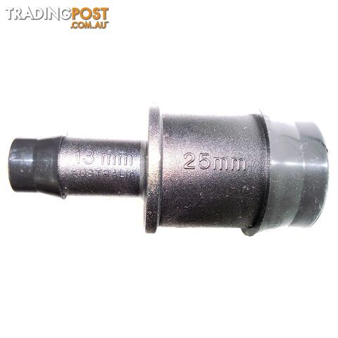 Plastic Barbed Reducing Joiner 25mm X 13mm
