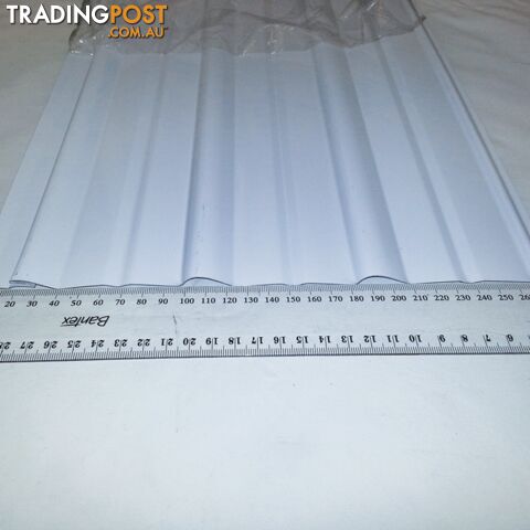 Aluminium Side Cladding (7.3m x 0.315) CP10 Deep Violetone White