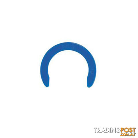 JG Watermark 12mm Collect Clip Blue (Bag of 100)