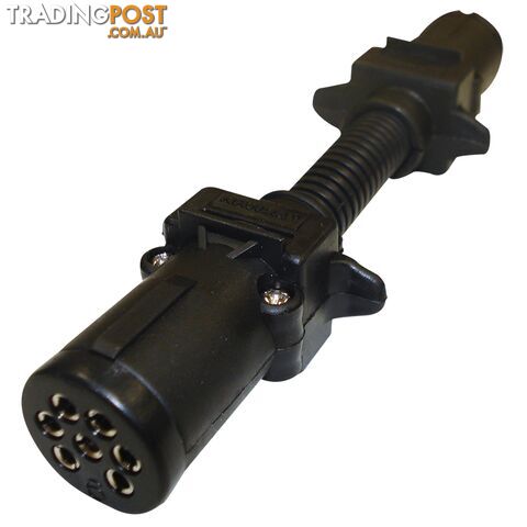 Narva Trailer Adaptor 7 Pin Round Car To 6 Pin Round Van