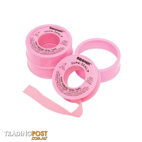 PINK WATER SEAL TAPE 12MM x 10M ROLL