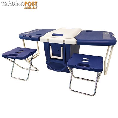Coast Camp n Cooler - Multi-Functional 30L Camp Cooler Box Set