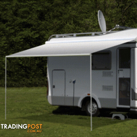 Carefree Freedom Silver Shale Fade 12V Box Awning (No Arms)