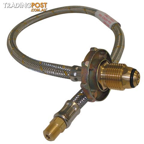 S/S Flexible Hose 600mm With Hand Wheel