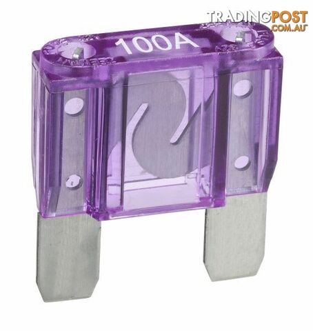 NARVA 100 Amp PURPLE MAXI-Blade Fuse - 10 Per Box. 52990