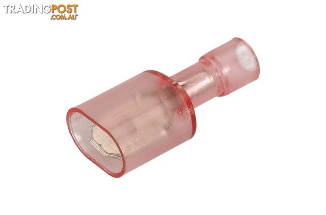 NARVA 6.3x0.8mm Trans- RED Male Blade TERMINAL t/s 2.5-3mm - 50 Per Box. 56111