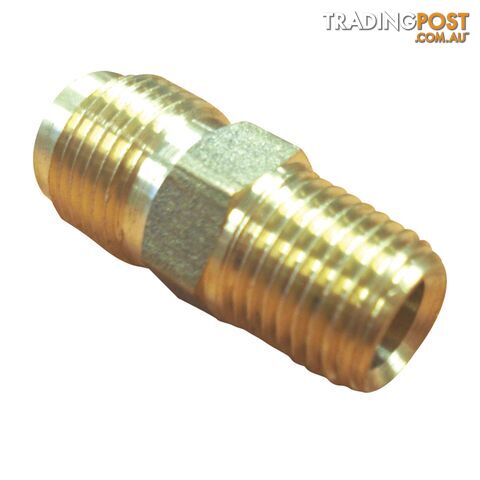 SAE Male x BSP Tapered Male Union 3/8" x 1/4"