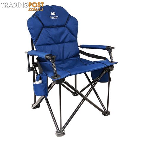 COAST BLUE PADDED HI-BACKED Chair - 120KG Rated