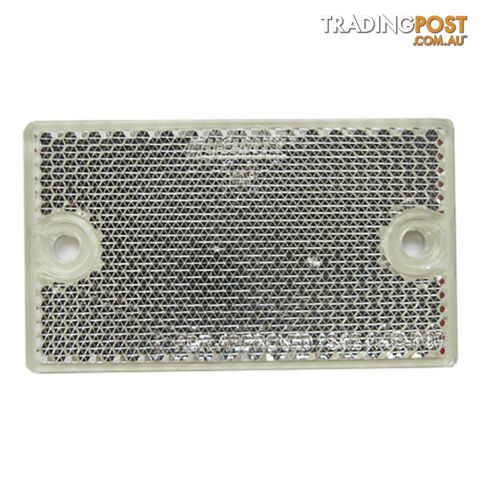 Coast Rectangular Screw Mount Reflector (Clear)