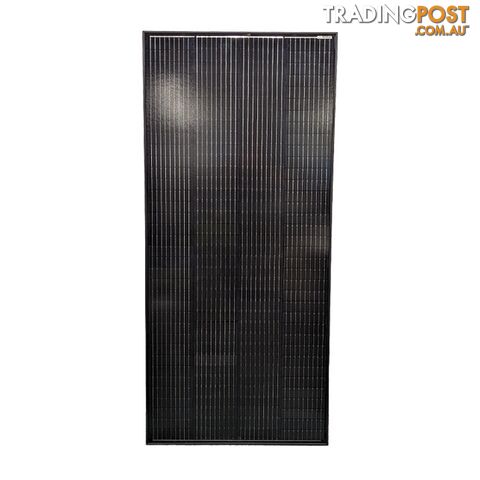 Sphere 200w HIGH VOLTAGE Mono Crystalline Twin Cell BLACK Solar Panel -...