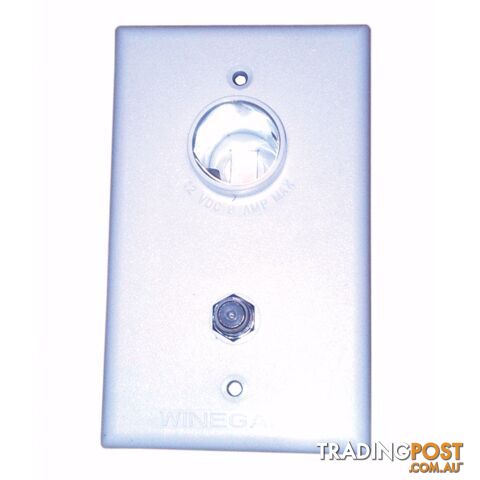 Winegard White 2nd TV Wall Plate Only
