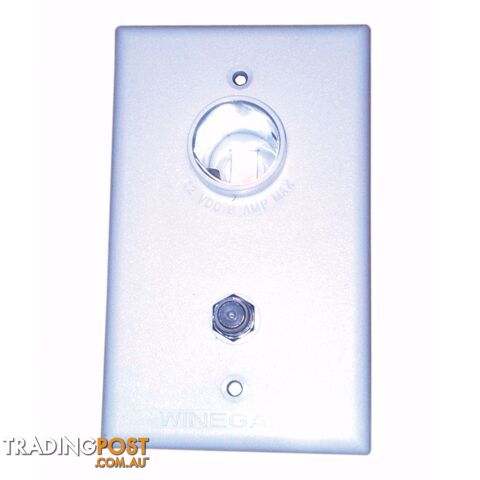 Winegard White 2nd TV Wall Plate Only