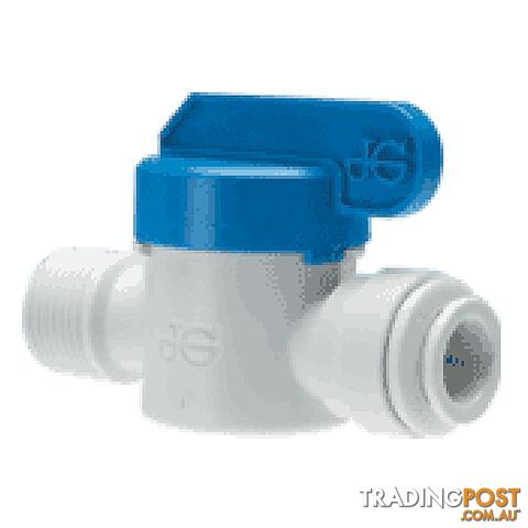 John Guest 12mm Shut-off Valve Plastic