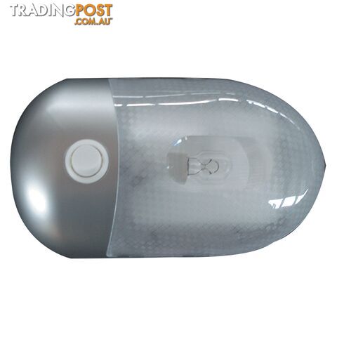 Silver Interior Dome Light 12V