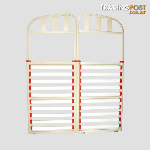 Caravan Bed Frame Aluminium Double Split Head