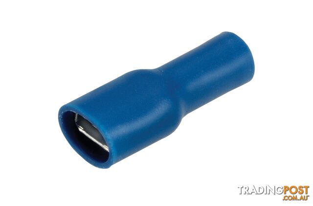 NARVA 6.3x0.8mm BLUE Female Blade TERMINAL t/s 4mm - 100 Per Box. 56144