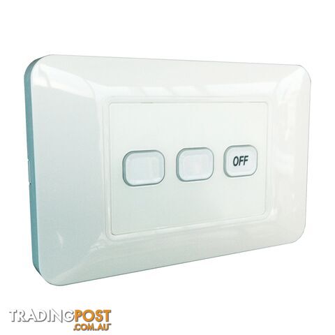 3-Gang Wireless Switch with Master Off