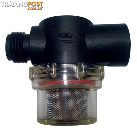 Shurflo Twist Filter 1/2" thread inlet/outlet
