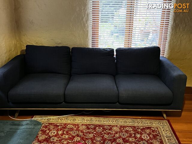 Nick Scali 3 seater lounge &amp;amp;amp; Arm chair