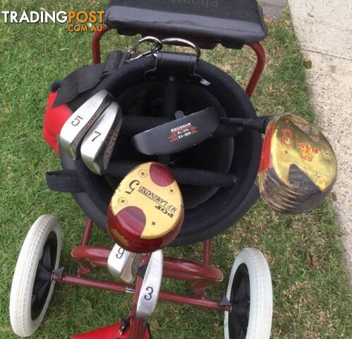 Golf clubs X 7 & buggy Right handed Ram XS-3000 Golf Clubs as p - photo 4 of 4