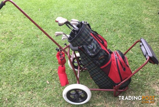 Golf clubs X 7 & buggy Right handed Ram XS-3000 Golf Clubs as p - photo 2 of 4