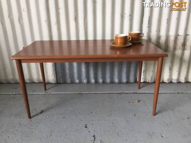 Vintage mid century coffee table Classic Danish style. Parker