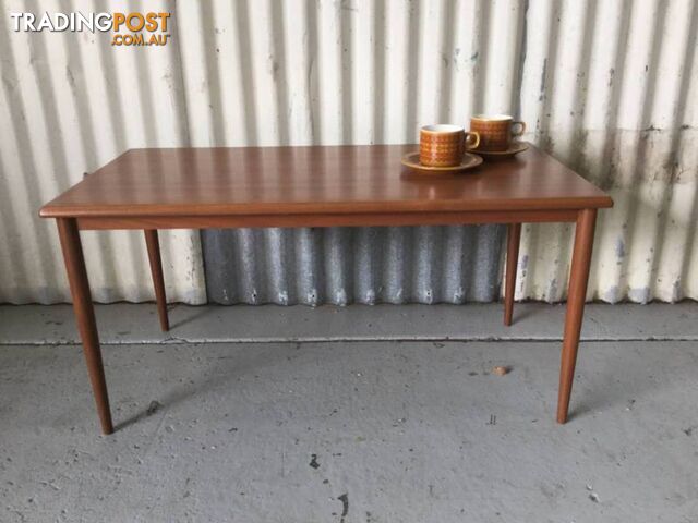 Vintage mid century coffee table Classic Danish style. Parker