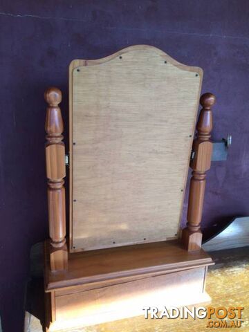 Dressing table mirror Drawer mirror Sold pine construction. S - photo 4 of 4