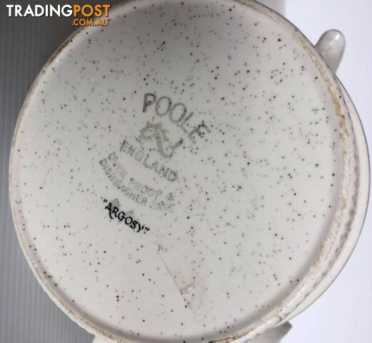 Poole teapot 2 cups & saucers 2 side plates Argosy pattern Vinta - photo 5 of 5