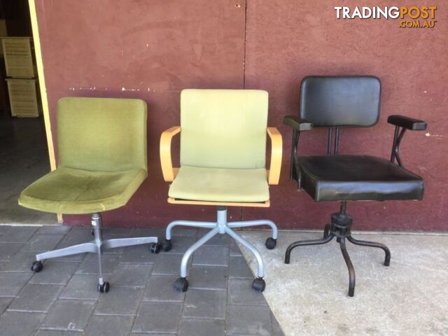3 office chairs $50