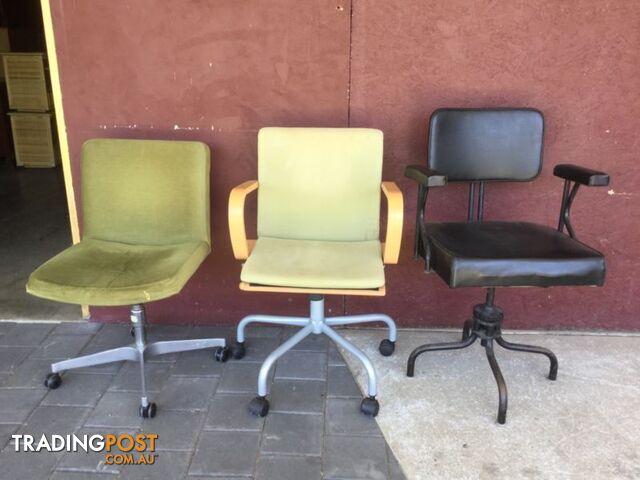 3 office chairs $50