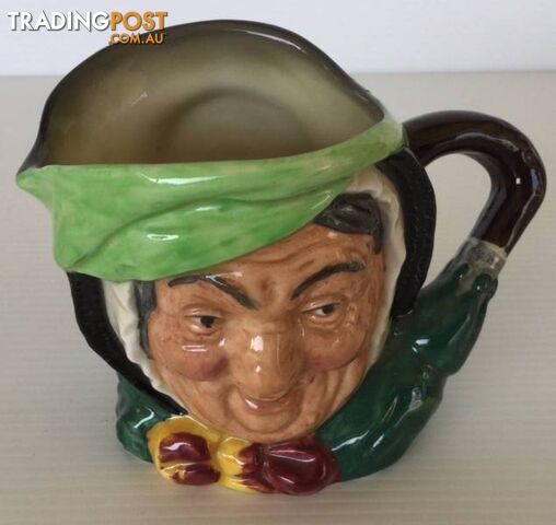 Royal Doulton character/Toby jug #5 Sairey Gamp D 5528 Good c