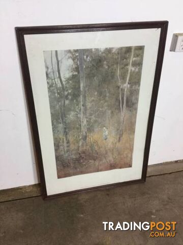 Framed print #19 McCubbin print 64cm x95cm $20