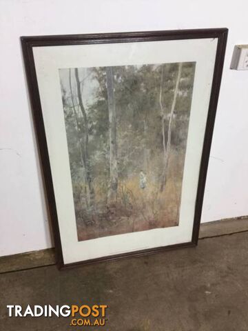 Framed print #19 McCubbin print 64cm x95cm $20