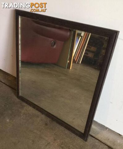 Mirror in wooden frame frame #4 49cm X 49cm No string on back