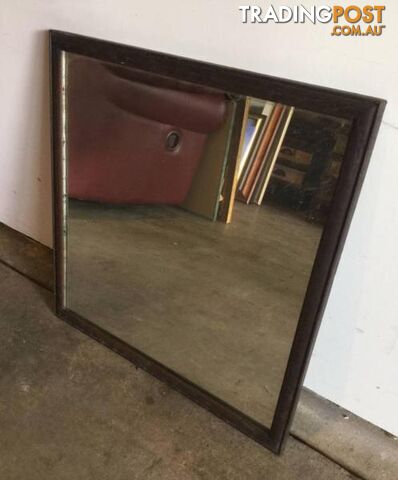 Mirror in wooden frame frame #4 49cm X 49cm No string on back