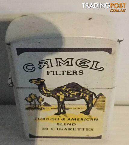 Vintage Camel filter zippo style lighter Turkish American blend