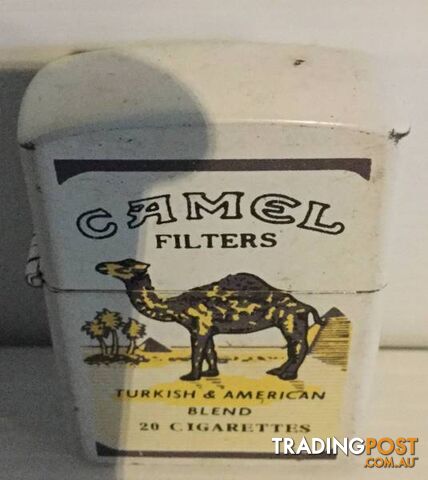 Vintage Camel filter zippo style lighter Turkish American blend