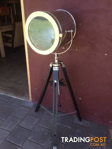 Floor lamp tripod studio lamp #1 As new. Height 116cm $120