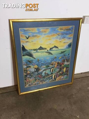 Framed print #20 Ocean scene $20 75cm X 88cm - photo 2 of 4