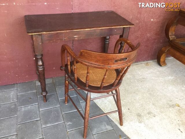 Antique Table & chair reception table