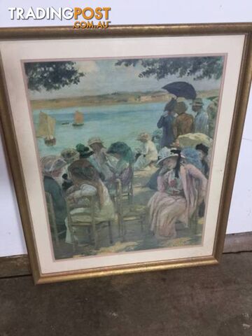 Framed print #21 65cm X 80cm Summer Time Rupert Bunny $40