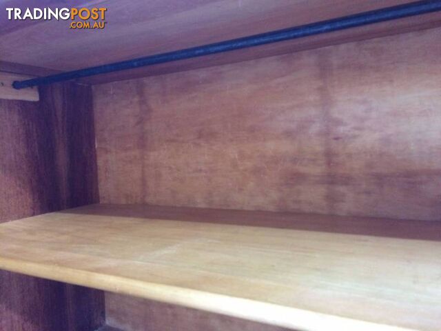 Drawers clothing cupboard Walnut timber wardrobe converted to dr - photo 5 of 6