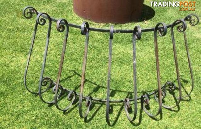 Wrought iron balcony balustrade .Barcelona Faux Balcony railing - photo 4 of 7