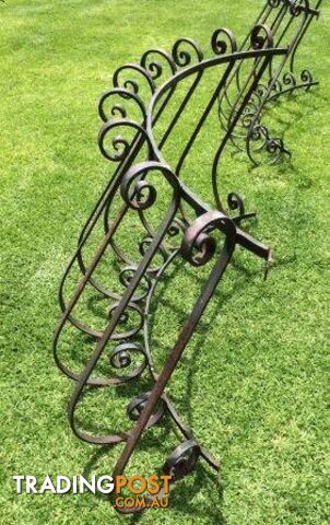 Wrought iron balcony balustrade .Barcelona Faux Balcony railing - photo 3 of 7